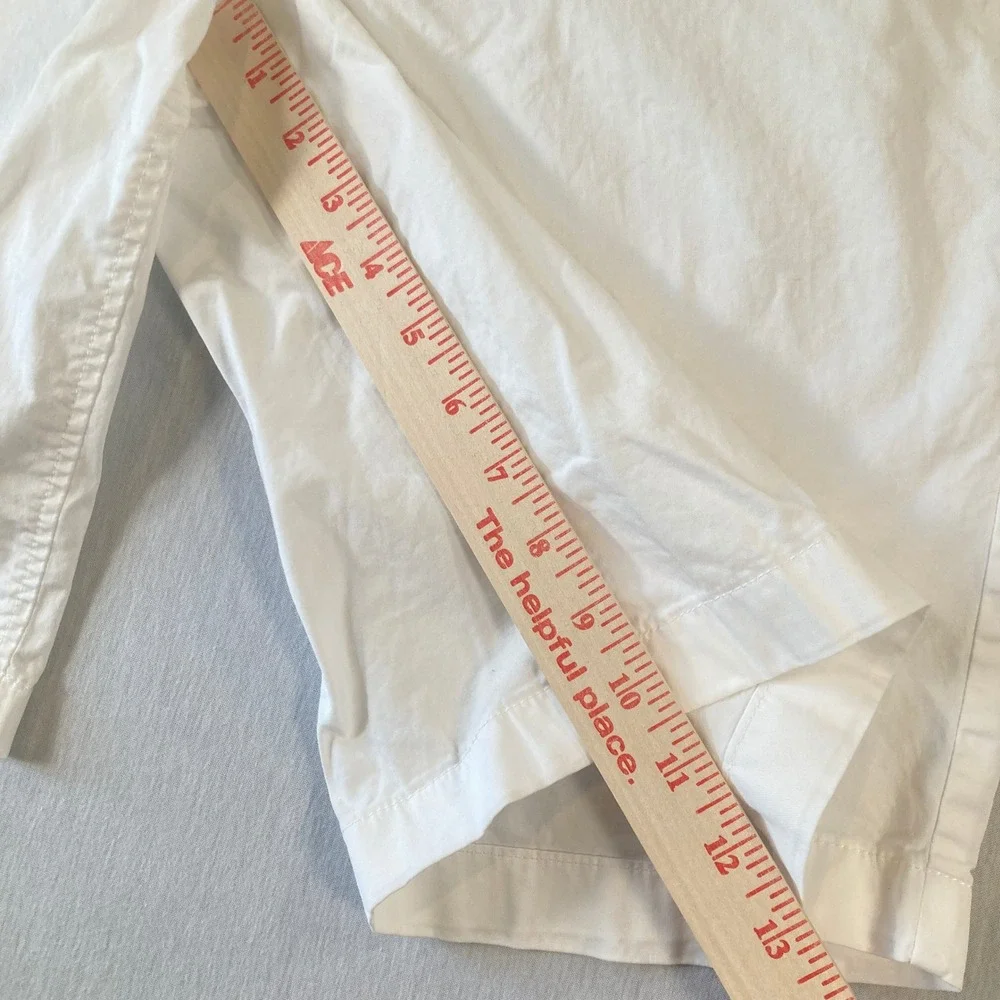 J Crew Chino Shorts Womens 12 Stretch White 10.5